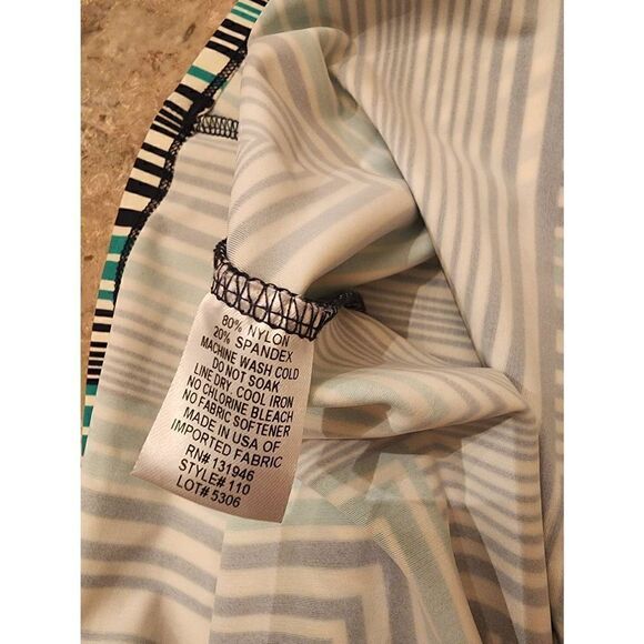 Jude Connelly geometric print tank stretch dress size small - Picture 6 of 7